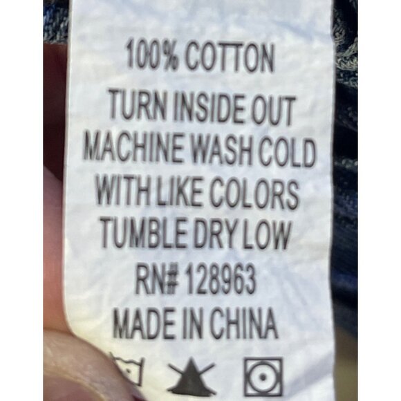 Indigo Rein Size 5 Curvy Super High Rise Denim Shorts Distressed Details & Elast - Picture 10 of 10